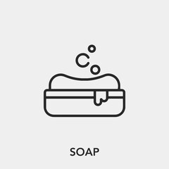soap icon vector sign symbol