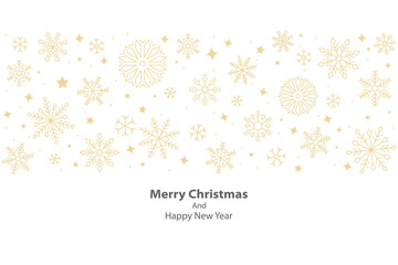 Fototapeta premium Christmas And Happy New Year vector design