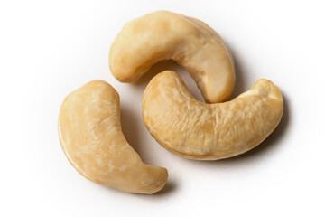 fresh juicy nectarine on white background