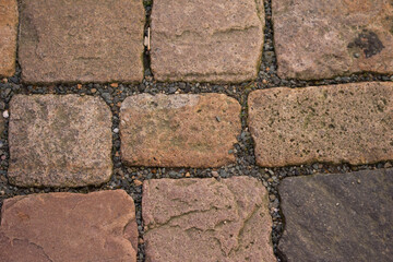 granite stone pavement brown natural