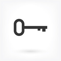 Key Vector icon . Lorem Ipsum Illustration design