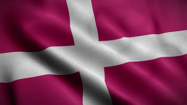 Flag of Denmark Loop 3D