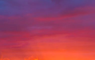 Colors of the beautiful sunset sky