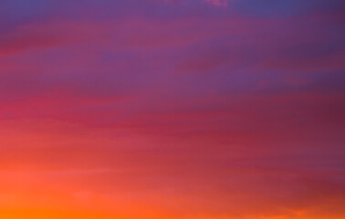 Colors of the beautiful sunset sky