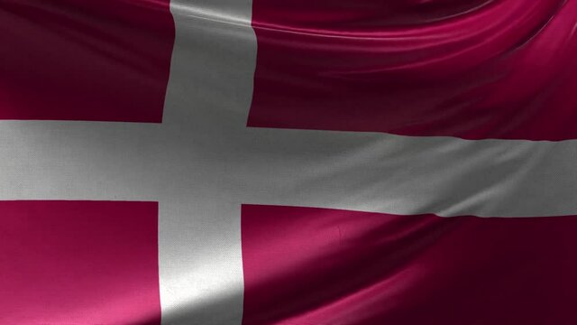 Flag of Denmark Loop 3D