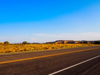 Tuinposter Road Route 66 at Arizona, USA © benyapha