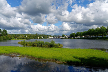 Lac, Ville d’Huelgoat, Monts d’Arrée, Finistère, Bretagne, France