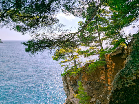 Adriatic coast in Petrovac Montenegro - Budva Rivera