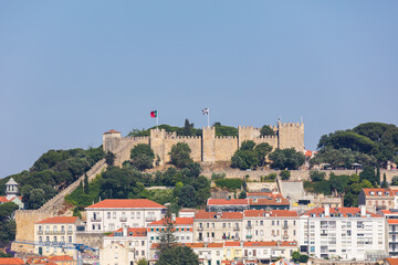 Fototapeta na wymiar Burg in Lissabon 