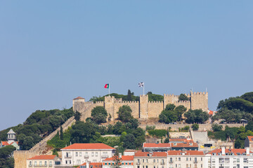 Fototapeta na wymiar Burg in Lissabon - Castelo de São Jorge