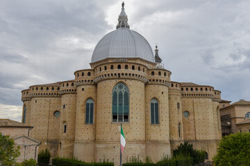 The Sanctuary of Madonna at Loreto on Marche, Italy