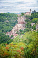 Fototapeta premium Village de rocamadour au format verticale