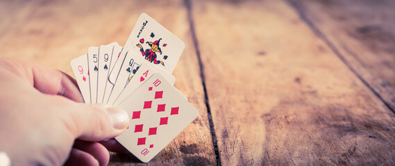 Playing Cards | Black and White | Gambling Addiction | Gambler