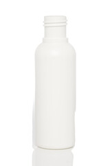 white plastic bottle