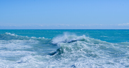 Fototapeta premium Tempête à Menton
