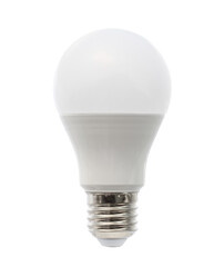 Led light bulb (with clipping path) isolated on white background