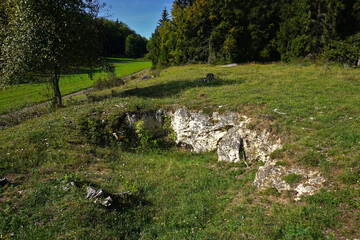 Doline auf der Schwäbischen Alb, Deutschland