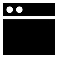 
Website layout glyph icon 
