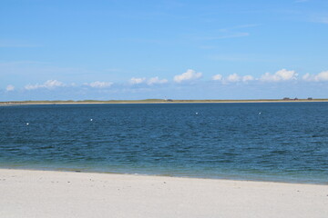 Being isolated in the dunes at Ellenbogen in the North of Sylt close to the village of List