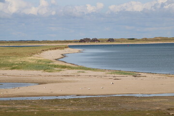 Being isolated in the dunes at Ellenbogen in the North of Sylt close to the village of List