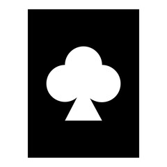 
poker glyph vector
