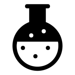 
Medical apparatus, flask glyph icon 
