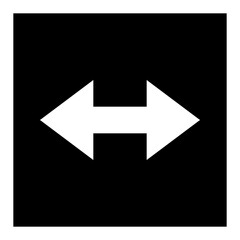 
Left and right connected arrows glyph icon
