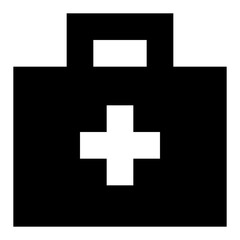 
First aid box glyph icon 
