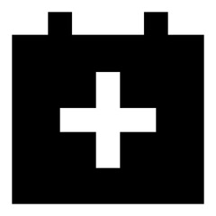 
First aid box glyph icon 
