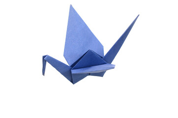 origami crane isolated