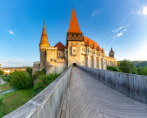 Fototapeta na wymiar Rumunia - Zamek w Hunedoarze