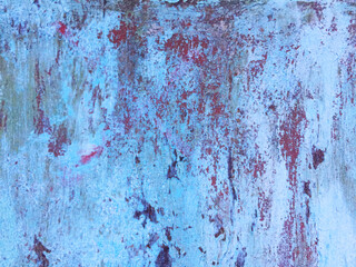 Texture, colored paint on a metal surface, old texture, background