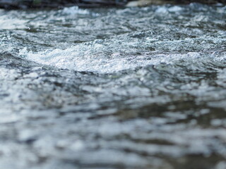 Fototapeta premium Small siberian river Bazaikha. It is tributary of the Yenisei.