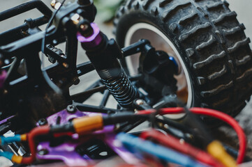 Fototapeta premium wheel and chain