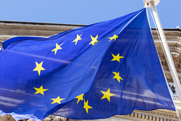 Drapeau europ&eacute;en.