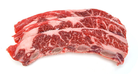 Raw Beef spare ribs