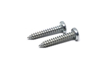 Self Drilling Screw Flat Head isolated on white background