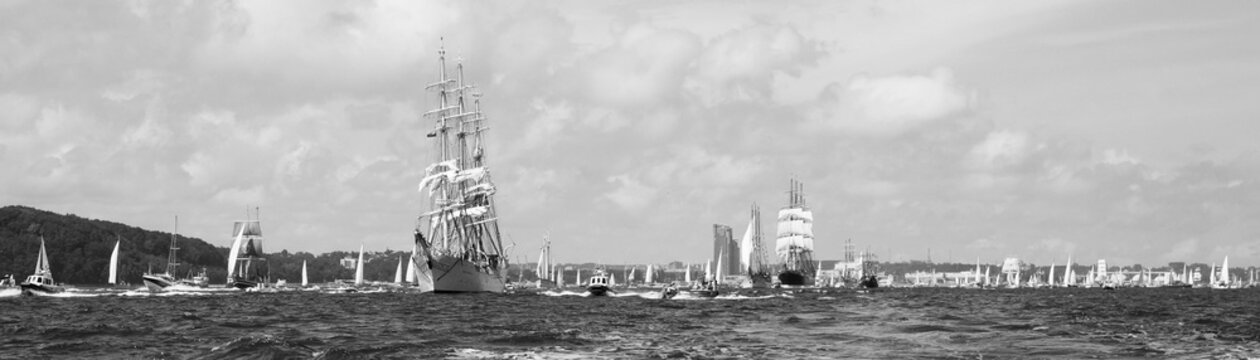 Sailing Parade in Gdynia, Poland