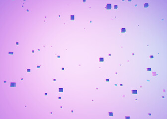 Abstract cubes background. Chaotic cubes with copyspaces. 3d render