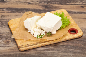 Greek traditional Feta soft cheese