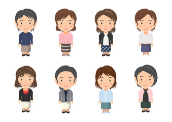 おしゃれな大人の女性