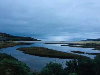 Loch and sky