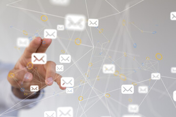 service communication support contact concept service