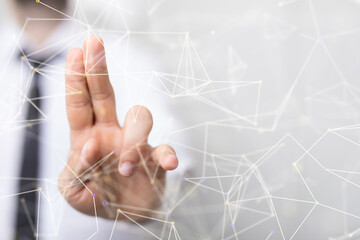 organization network team concept networking.