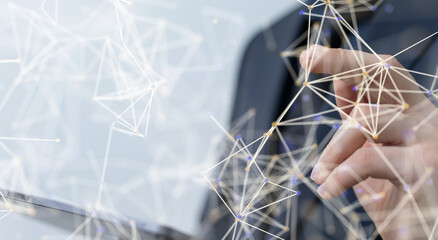 organization chart team concept networking technology