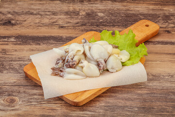 Raw seafood - cuttlefish for cooking