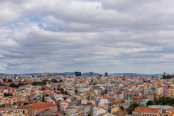Fototapeta na wymiar Stadtpanorama Lissabon
