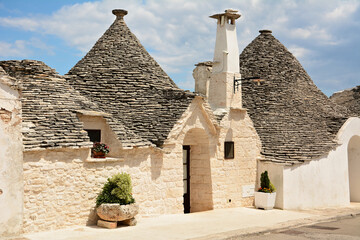 Alberobello - small town in Apulia, southern Italy