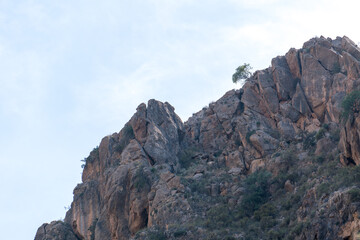 Mountainous landscape in southern Spain