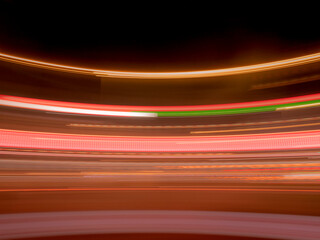 Abstract Spinning light trails background